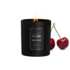 Ароматна свещ, дървен фитил, scented candle black cherry