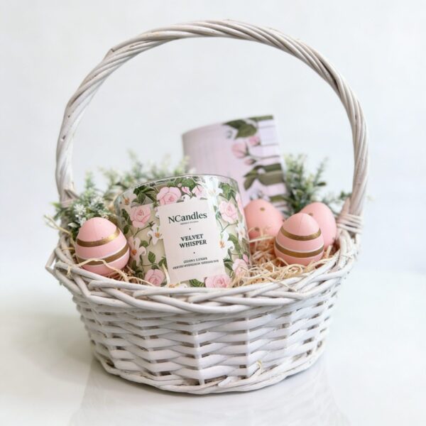 Alternative view of Подаръчна кошница за Великден със свещи VELVET WHISPER | NCandles
